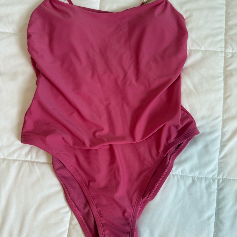 Shade & Shore Pink Bodysuit One Piece